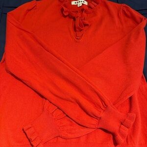 Boden Vibrant Red Knit Top